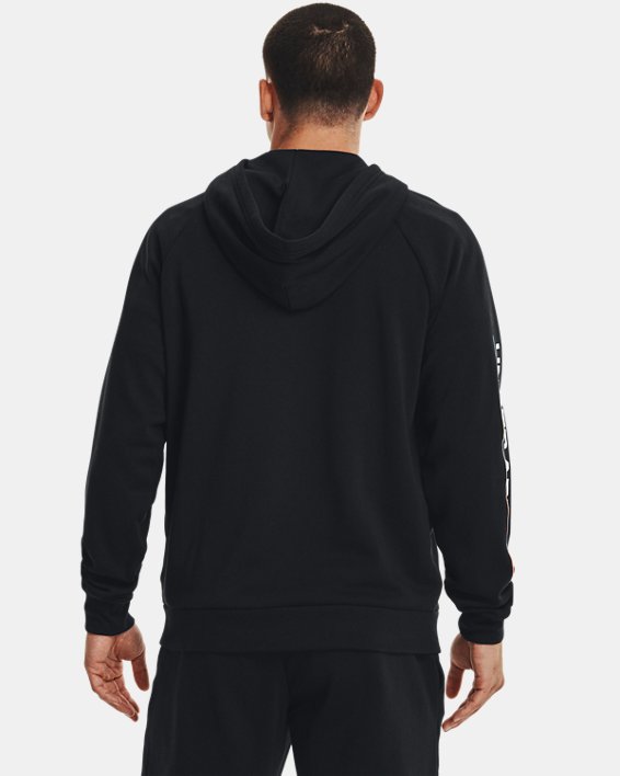 เสื้อฮู้ด UA Rival Fleece Chroma Full-Zip สำหรับผู้ชาย, Black, pdpMainDesktop image number 1